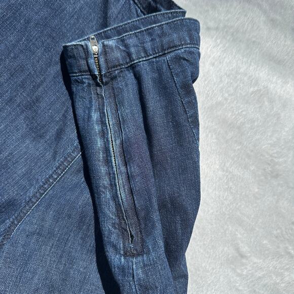 Rachel Comey Absolute Pant Wide Leg Flare Jeans Dark Indigo Denim Size 2 EUC - Picture 11 of 15